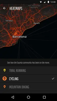 Movescount android App screenshot 2